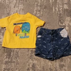 Garanimals top and short